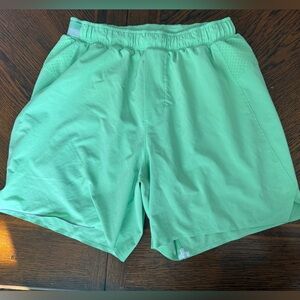 Surge lined shorts 6” lululemon lime green no tag
